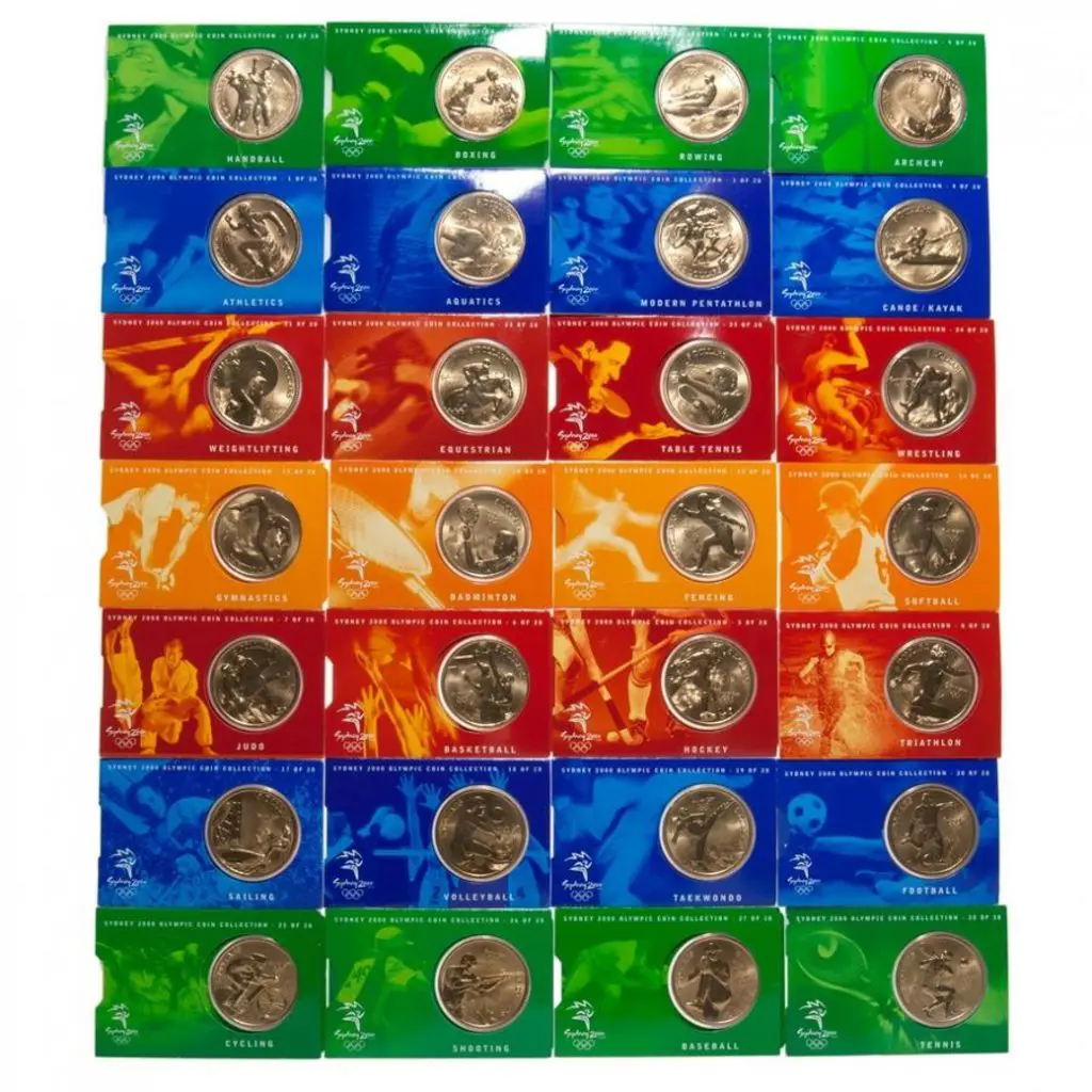 2000 Sydney Olympics Coin Collection. 28 x $5 ... Image 1++