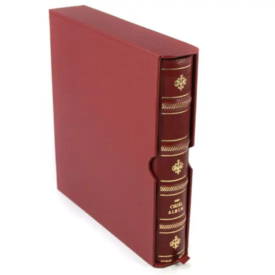 Stanley Gibbons "Oriel" Albums x 2 in rich ...