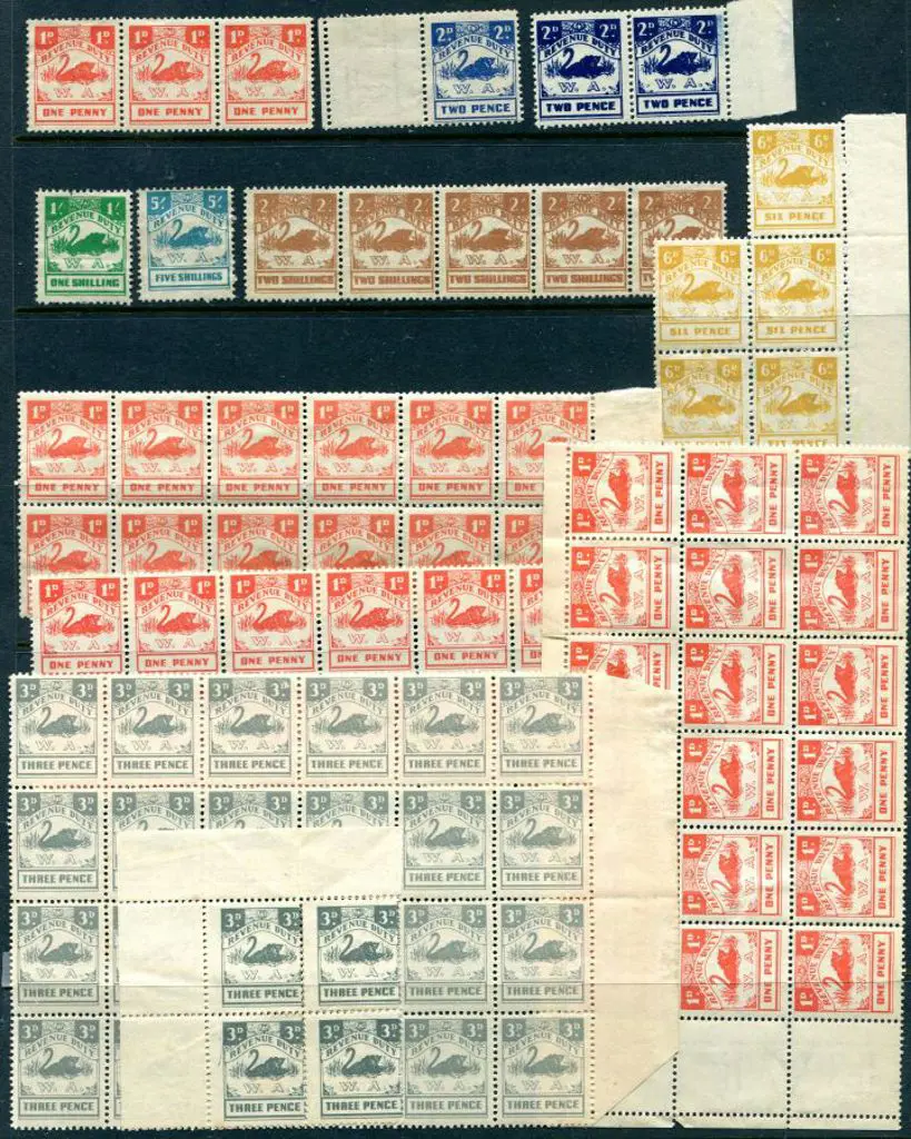 Revenues 1940's small monocolour "Revenue Duty" ... Image 1++