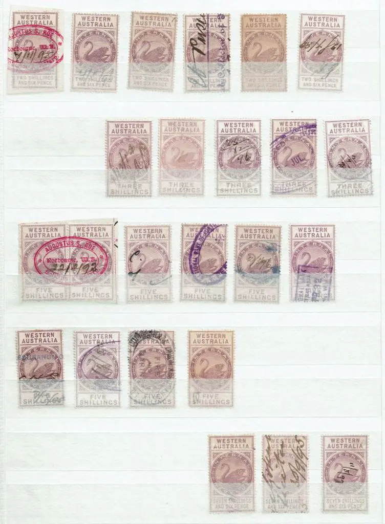 Revenues in quality stockbook containing 1881 long ... Image 1++