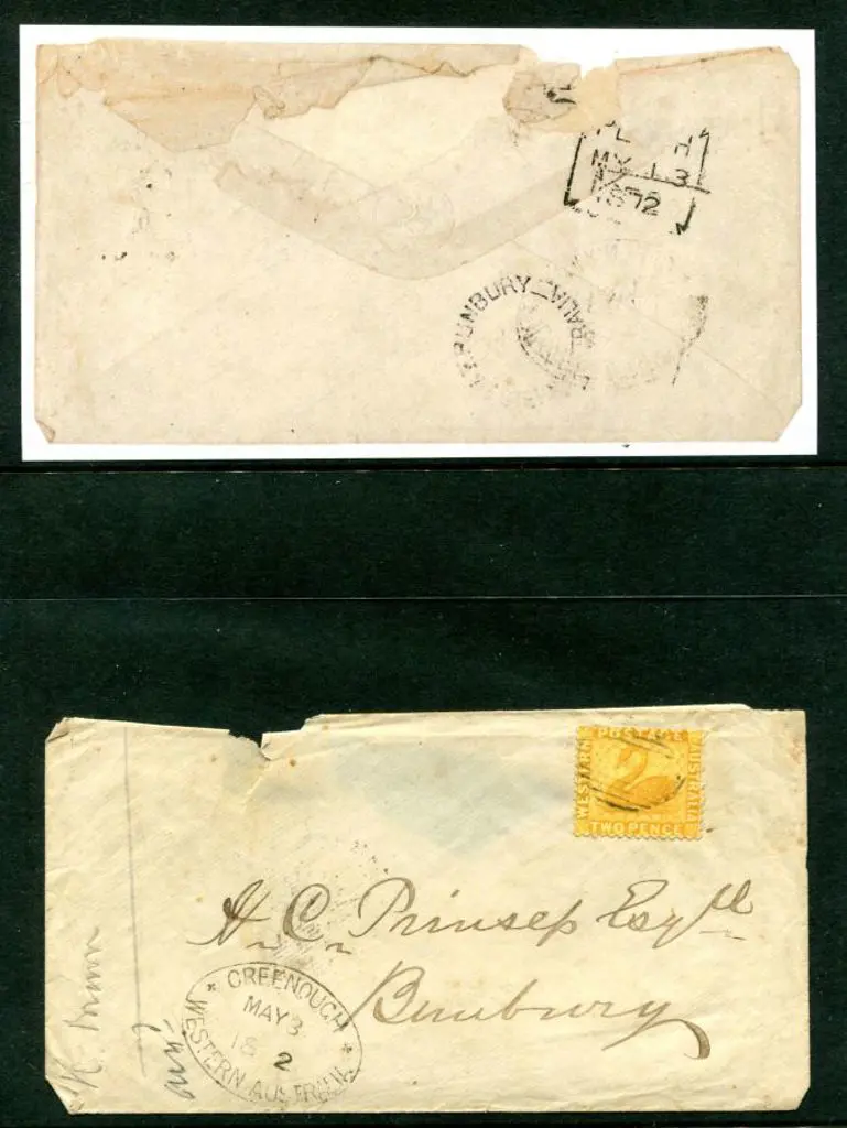 1872 (3rd May) Greenough ODS 1 complete clear ... Image 1++