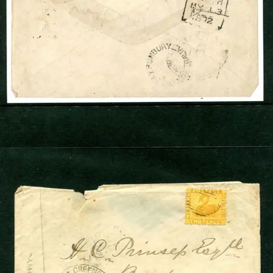 1872 (3rd May) Greenough ODS 1 complete clear ...