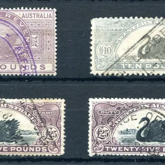 1881 £10 lilac IR, 1905 £25 black & deep dull ...