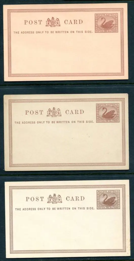 1897 ½d chestnut on salmon stock Post Card (PC1) ... Image 1++