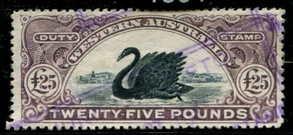 1904 1d to £25 "Stamp Duty" bicolours perf. 15 in ... Image 1++