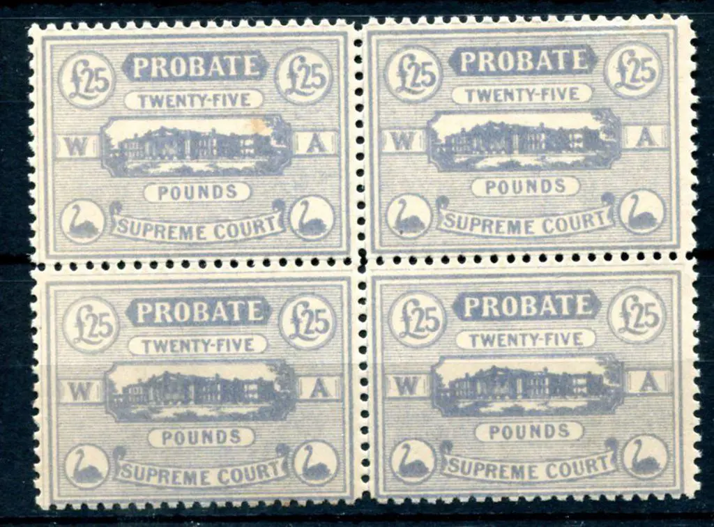 1922 £25 pale slate-blue Probate - Supreme Court ... Image 1++