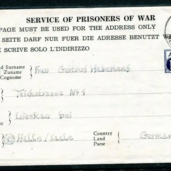1946 (5th Jun) 1/- "Service of Prisoners of War" ...