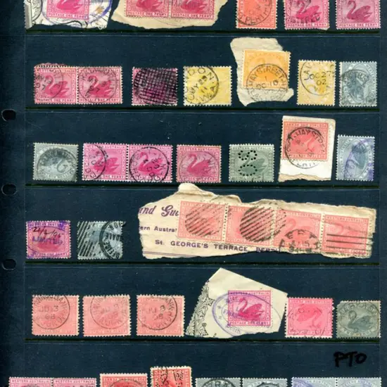 Swans & pre-decimal Aust selection incl 3 crown ...