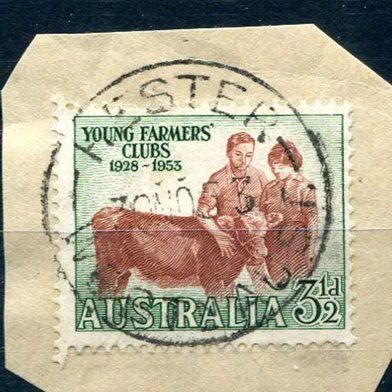 Hester B28 complete strike on 3½d Young Farmers on ...