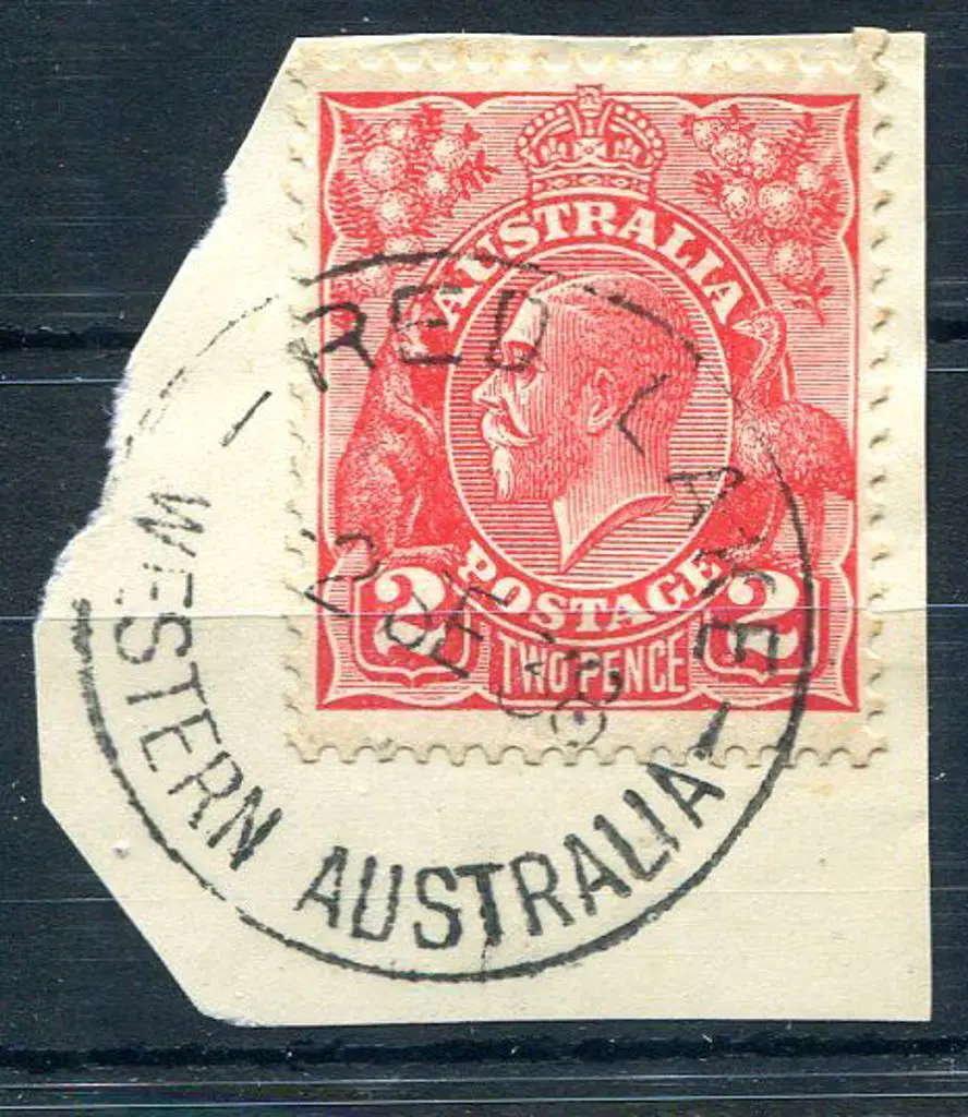 Red Lake A29 complete strike on 2d red KGV on ... Image 1++