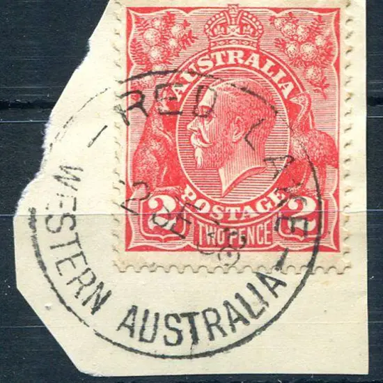 Red Lake A29 complete strike on 2d red KGV on ...