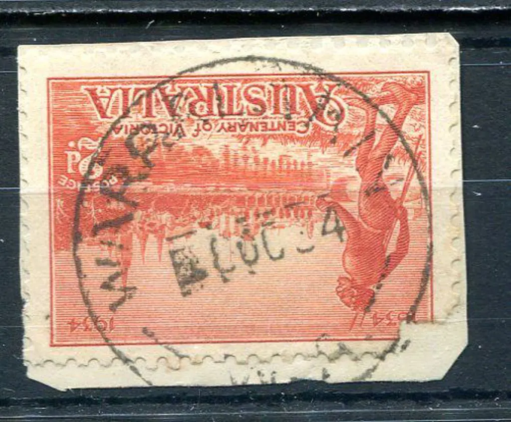 Warralarkin C30 95% strike on 2d orange Vic Cent ... Image 1++