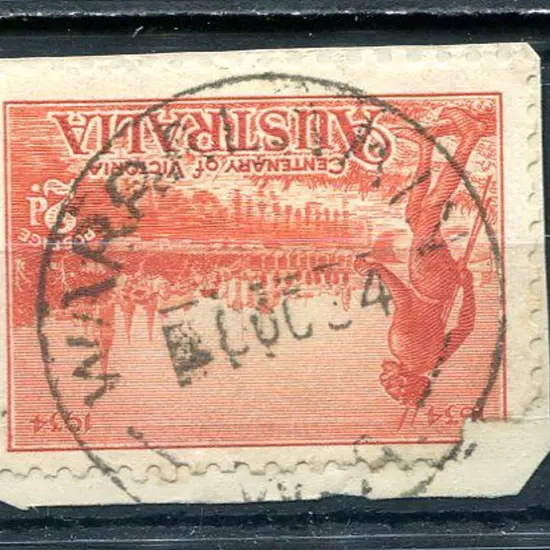 Warralarkin C30 95% strike on 2d orange Vic Cent ...