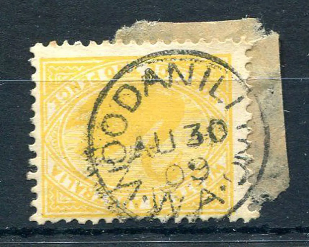 Woodanilling In nil on 2d yellow swan on piece ... Image 1++