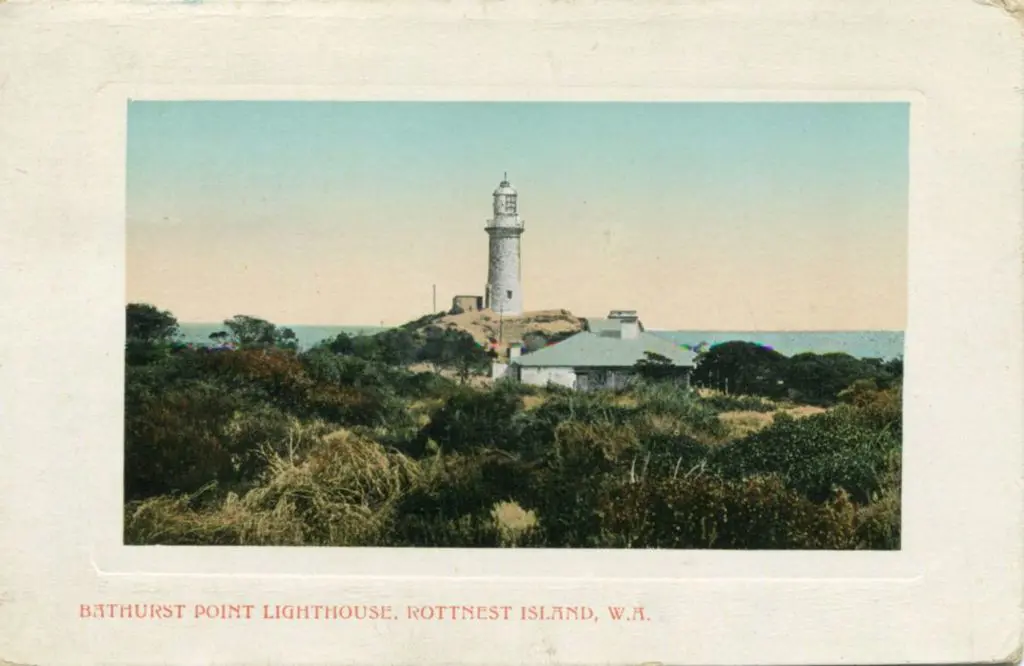 "Bathurst Lighthouse, Rottnest Island, W.A." Falk ... Image 1++