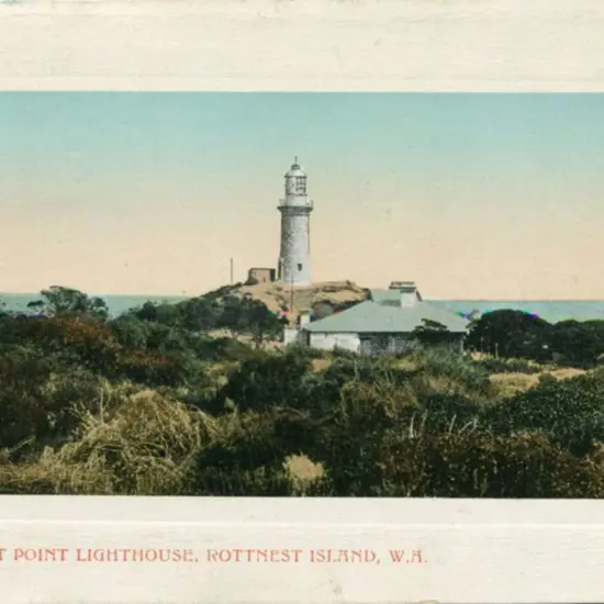 "Bathurst Lighthouse, Rottnest Island, W.A." Falk ...