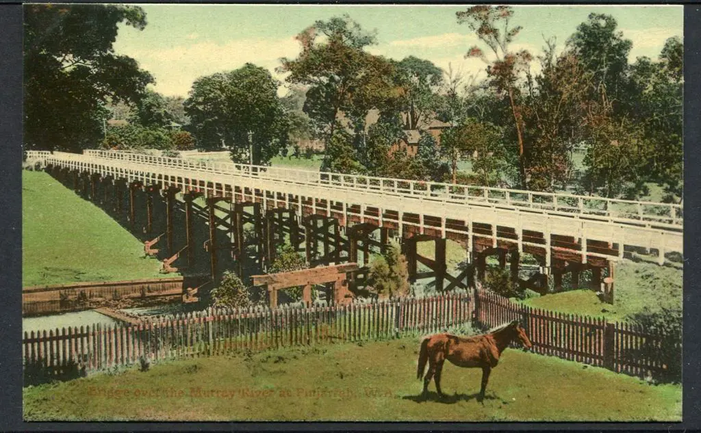"Bridge Over Murray River at Pinjarrah, WA" Falk ... Image 1++