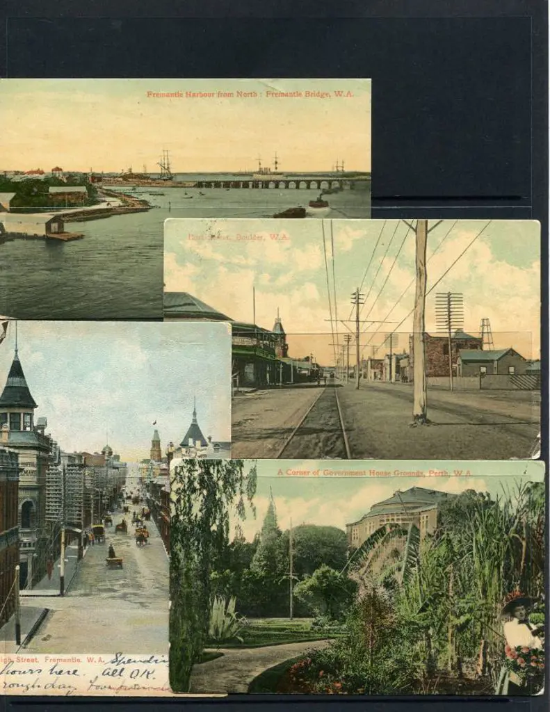 "Burt Street Boulder, WA", "Fremantle Harbour from ... Image 1++
