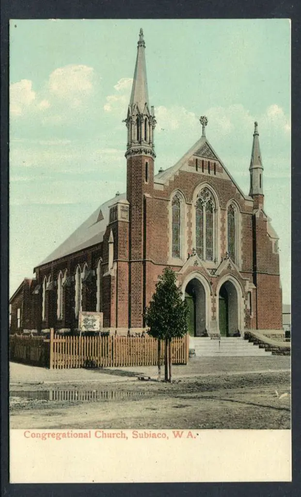 "Congregational Church, Subiaco, WA." A rare ... Image 1++
