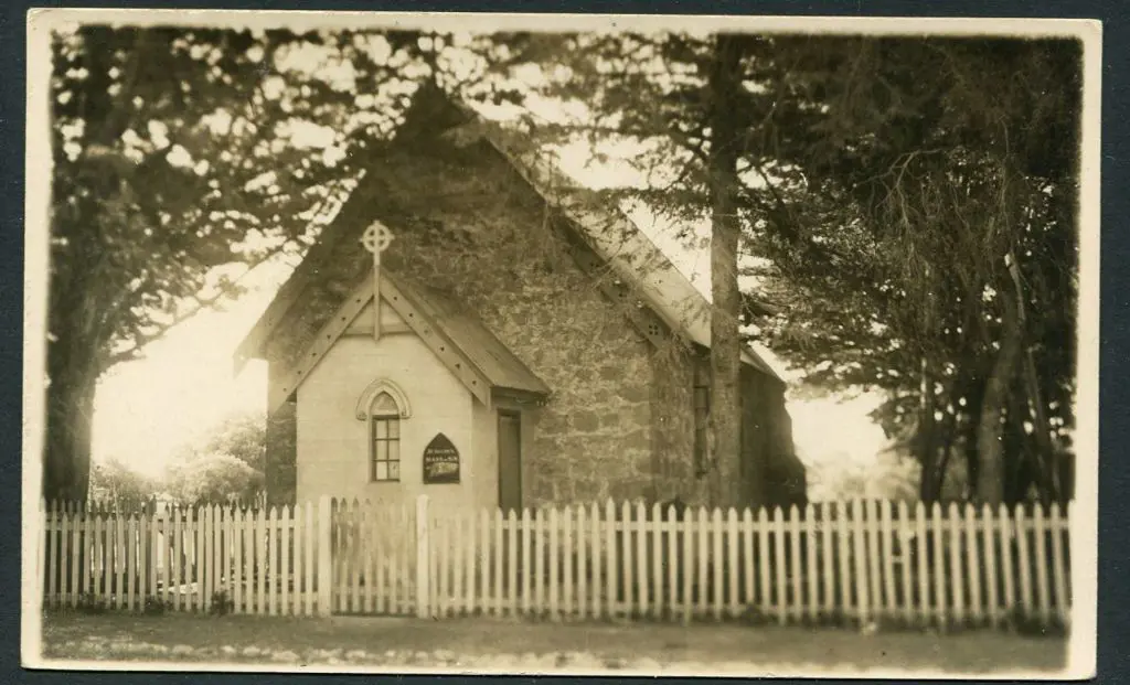 "Convent Church Busselton, WA" in pencil on ... Image 1++