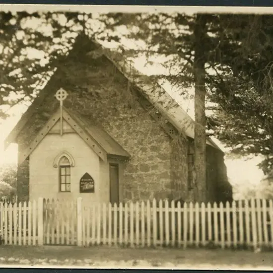 "Convent Church Busselton, WA" in pencil on ...