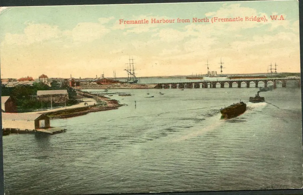 "Fremantle Harbour from North (Fremantle Bridge), ... Image 1++