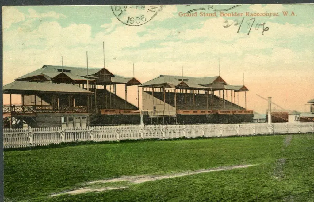"Grandstand, Boulder Racecourse, WA" Falk coloured ... Image 1++