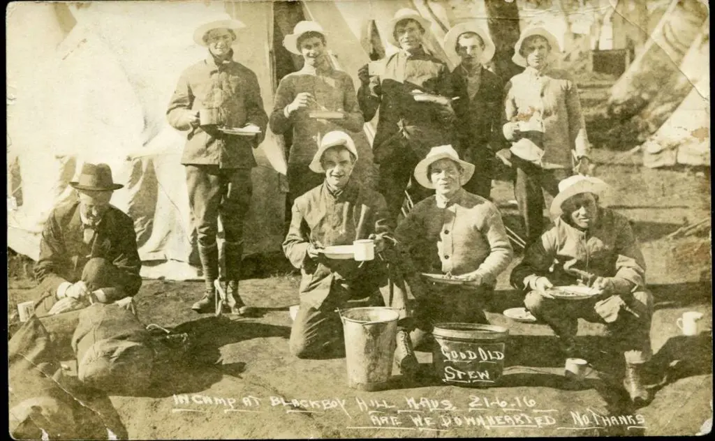 "In Camp at Blackboy Hill W. Aus 21-6-16 Are We ... Image 1++