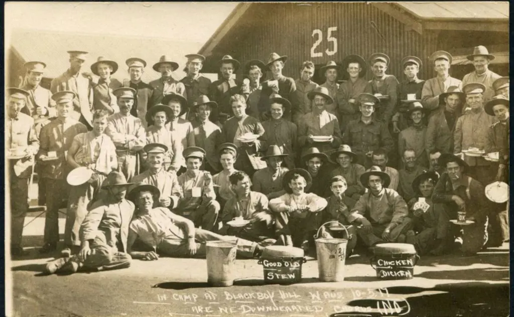 "In Camp at Blackboy Hill W. Aus. 10-5-17 Are ... Image 1++