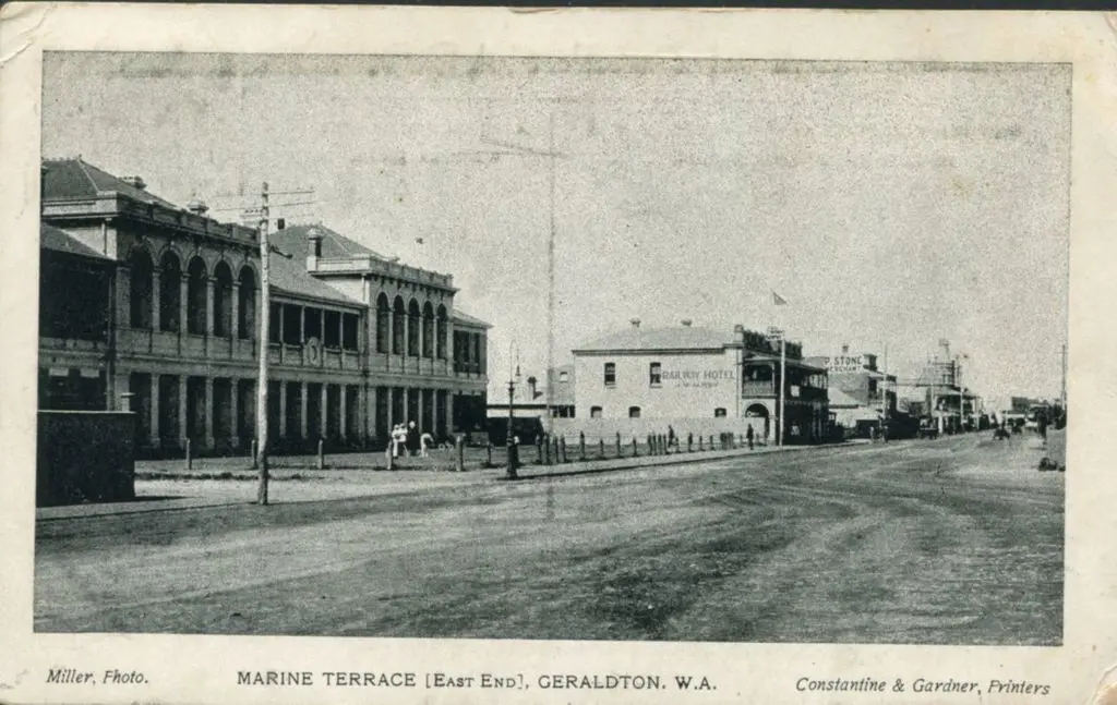 "Marine Terrace (East End), Geraldton, W.A." from ... Image 1++