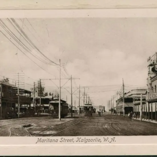 "Maritana Street, Kalgoorlie, WA" b&w Falk & Co ...
