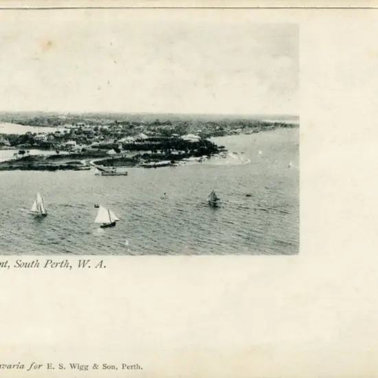 "Mill Point, South Perth, W.A." with " Printed in ...