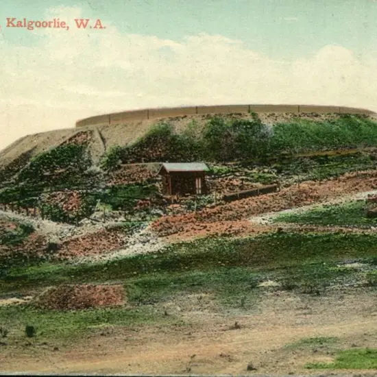 "Mt Charlotte, Kalgoorlie, W.A." Falk colour fine ...