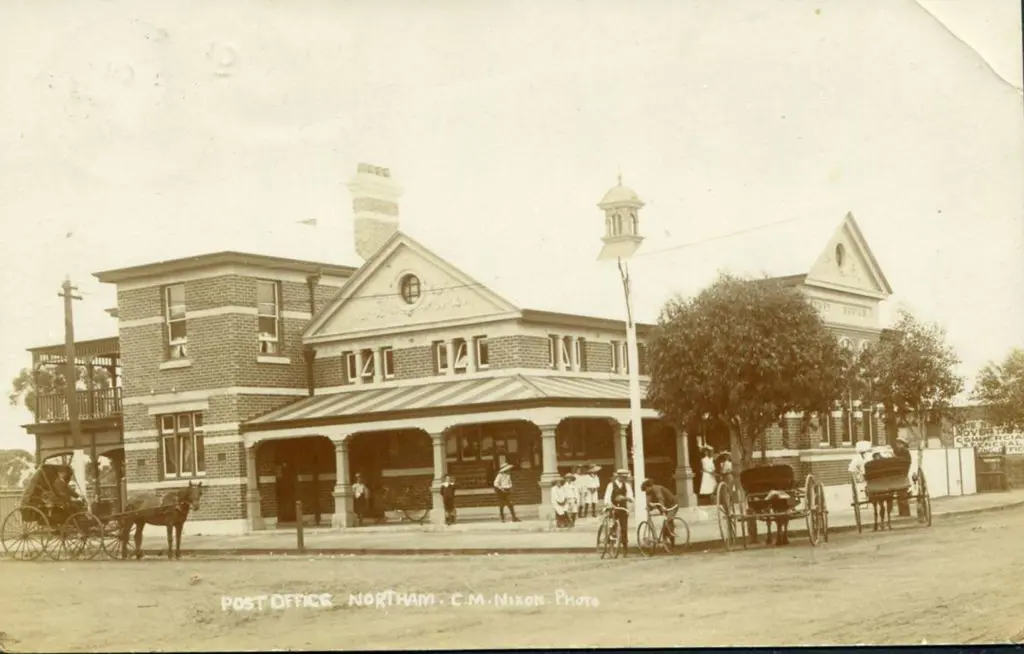 "Post Office Northam" b&w photographic C.M. Nixon ... Image 1++