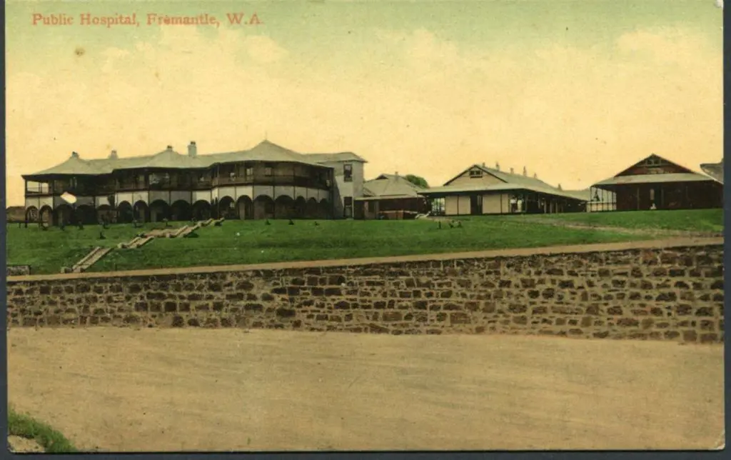 "Public Hospital, Fremantle, W.A." Falk coloured ... Image 1++