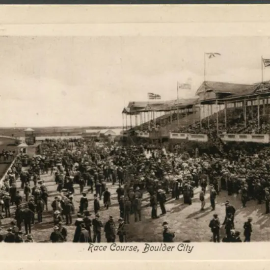 "Racecourse, Boulder City" fine unused Falk & Co ...