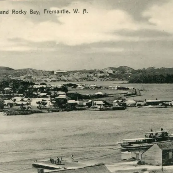 "Richmond Hill and Rocky Bay, Fremantle, W.A." ...