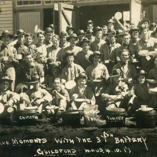 "Spare Moments with the 34th Battery Guildford W. ...