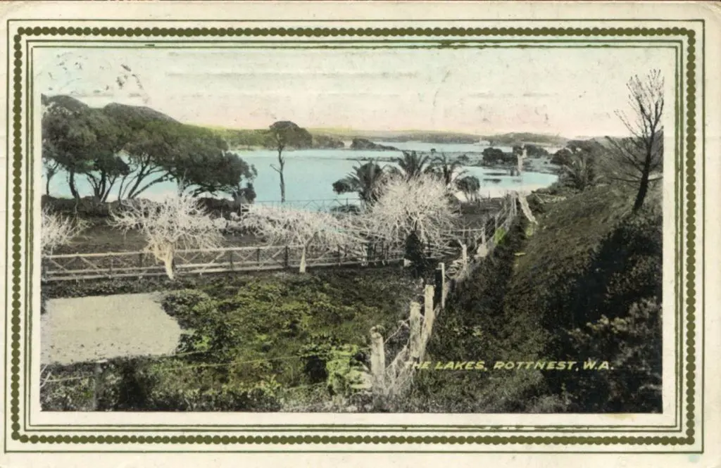 "The Lakes, Rottnest, W.A." from H&B series. ... Image 1++