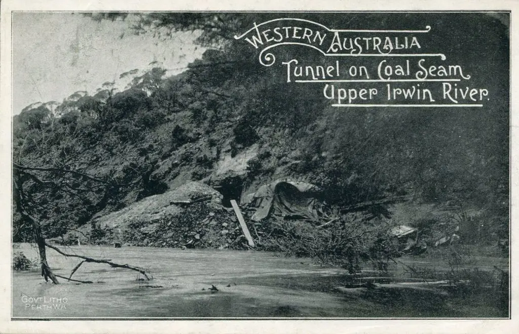 "Tunnel on Coal Seam Upper Irwin River" with "Govt ... Image 1++