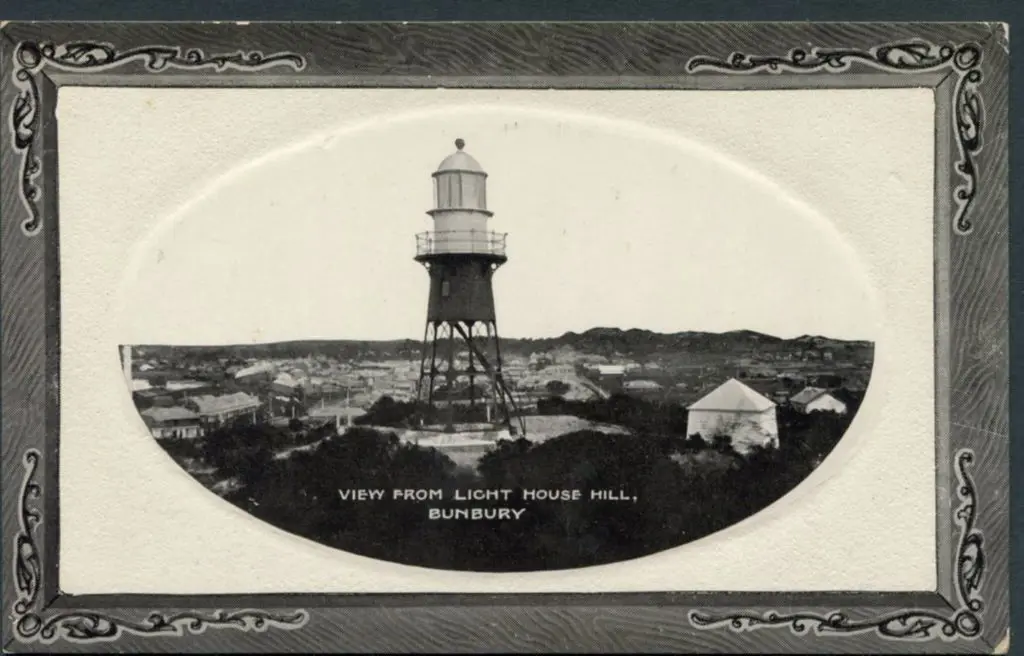"View from Lighthouse Hill, Bunbury". Fine unused ... Image 1++