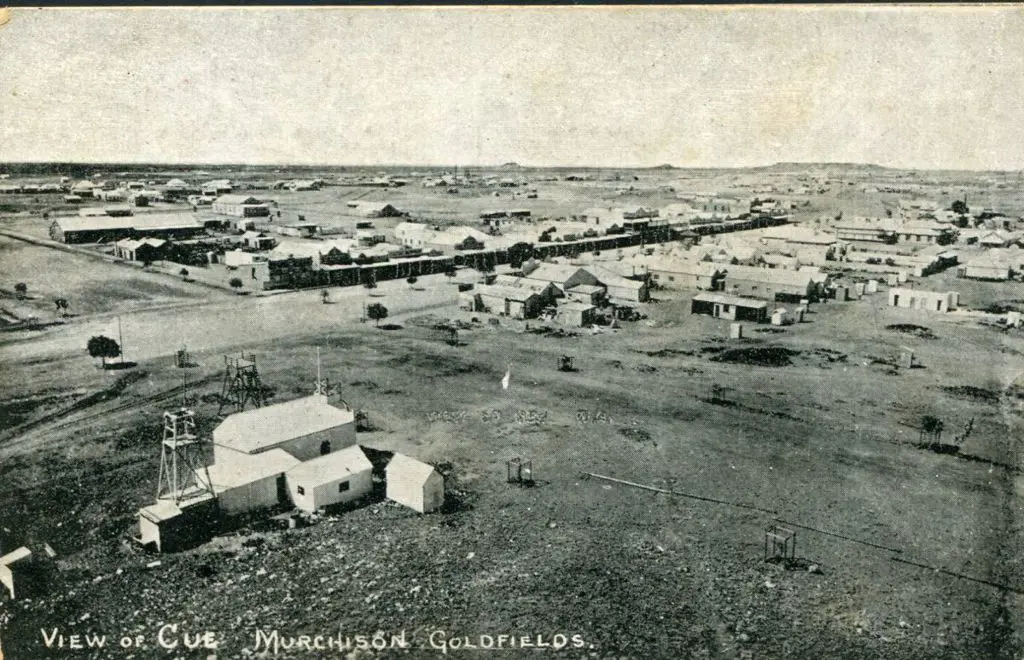 "View of Cue, Murchison Goldfields". Fine b&w ... Image 1++