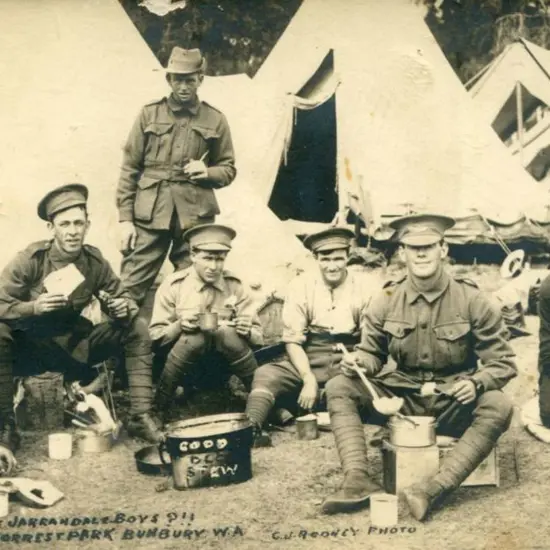 "Where are the Jarrahdale Boys?!! In Camp Forrest ...