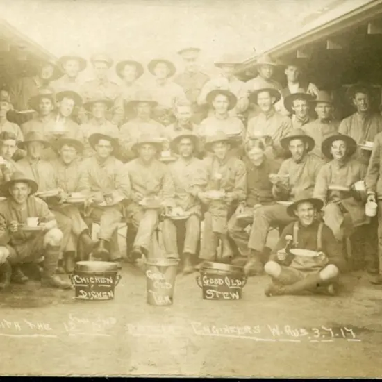 "With the 12th 2nd Pioneer Perth Engineers W. Aus ...