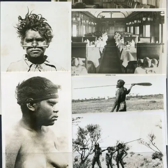 1917 Trans-Australian Railway b&w Postcards from ...