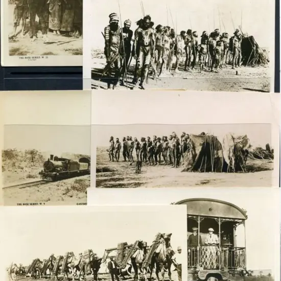 1917 Trans-Australian Railway b&w Postcards from ...