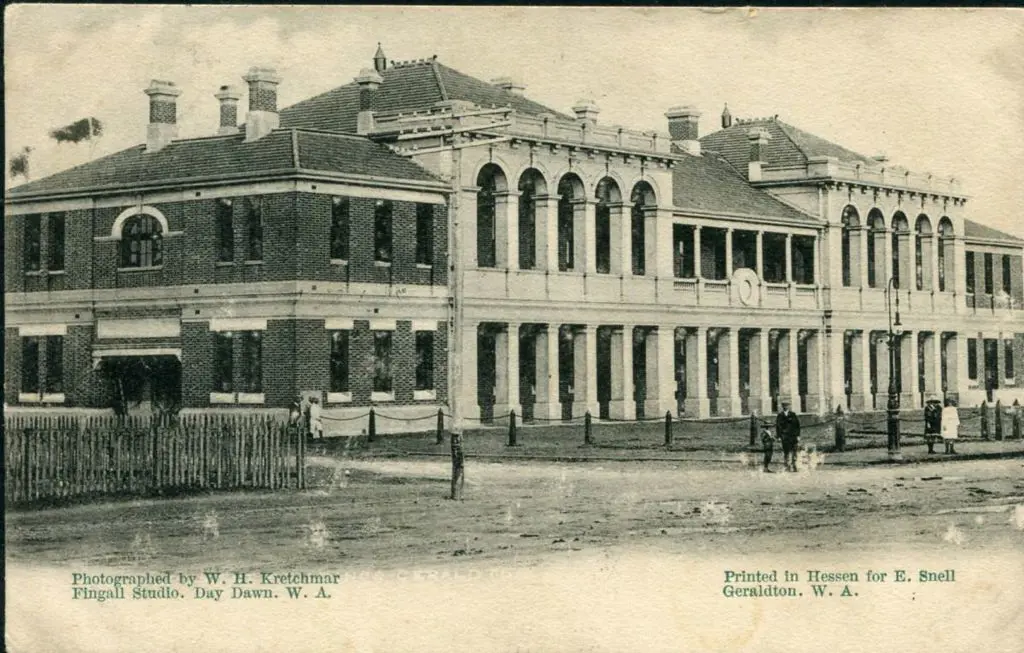 Public buildings on Marine Tce, Geraldton shown on ... Image 1++