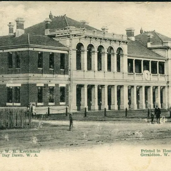 Public buildings on Marine Tce, Geraldton shown on ...