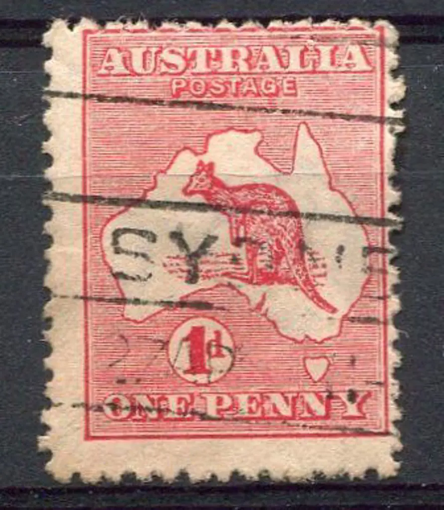1913 1st wmk 1d red, Die II with wmk sideways. As ... Image 1++
