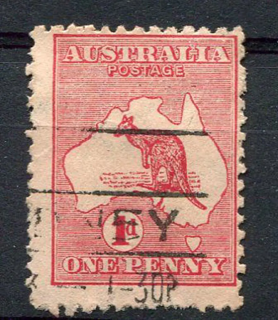 1913 1st wmk 1d red, Die II with wmk sideways. ... Image 1++